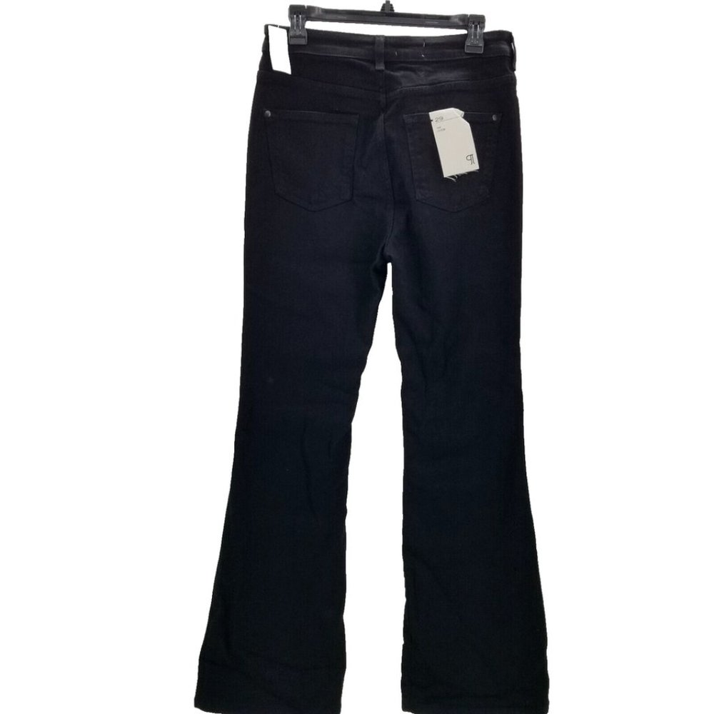 Pilcro Jeans Womens The Icon Black Wide Leg Flare Jeans Stretch Pockets Sz 29 P